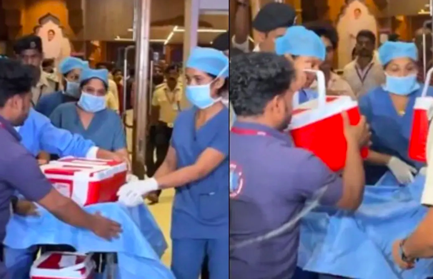 އިންޑިއާގެ ކެރަލާގައި ހިނގި އެކްސިޑެންޓެއްގައި މަރުވި 10 މަހުގެ އަލީން ޝެރީން އަބްރަހަމްގެ ގުނަވަންތައް ހަދިޔާކުރުމަށް ޓްރިވެންޑްރަމަށް ގެންދަން ހޮސްޕިޓަލުން ނެރެނީ