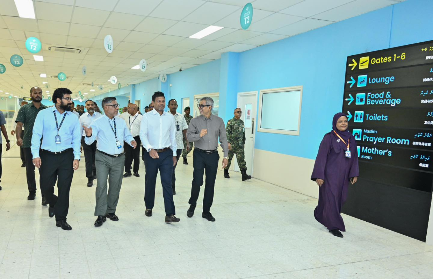 ވީއައިއޭގެ ޑޮމެސްޓިކް ޓާމިނަލްގެ އޮޕަރޭޝަންތައް ކުރީގެ އިންޓަނޭޝަނަލް ޓާމިނަލްގައި ކުރިއަށް ގެންދާނެ ގޮތް ނައިބު ރައީސް ހުސައިން ރޭ ބައްލަވާލައްވަނީ