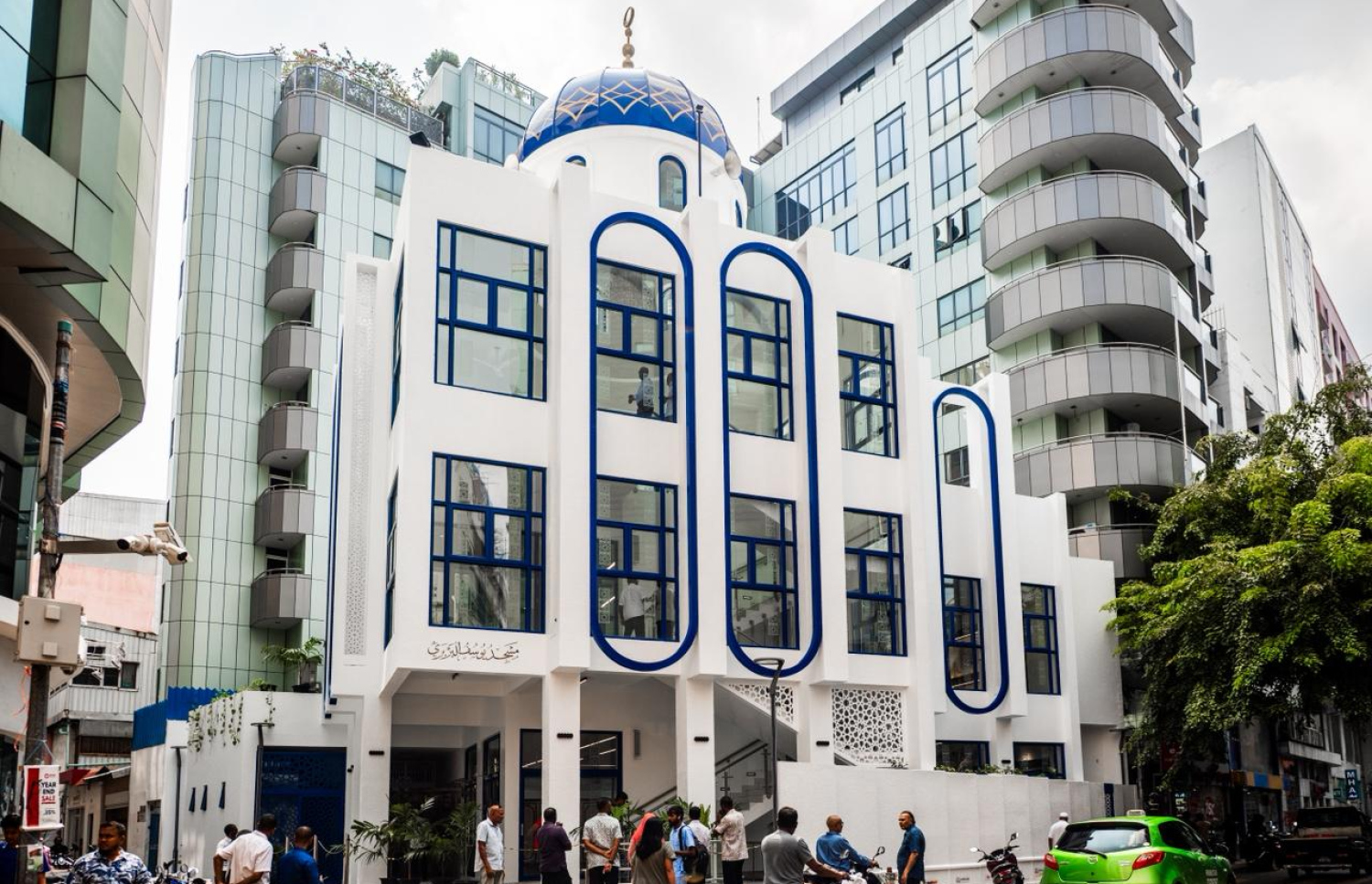 އަލަށް ތަރައްގީކުރި ބަރުބަރީ މިސްކިތް: މިސްކިތް ހުޅުވައިދެއްވީ ރައީސް ޑރ. މުހައްމަދު މުއިއްޒު - ފޮޓޯ: ނިޝާން އަލީ | މިހާރު