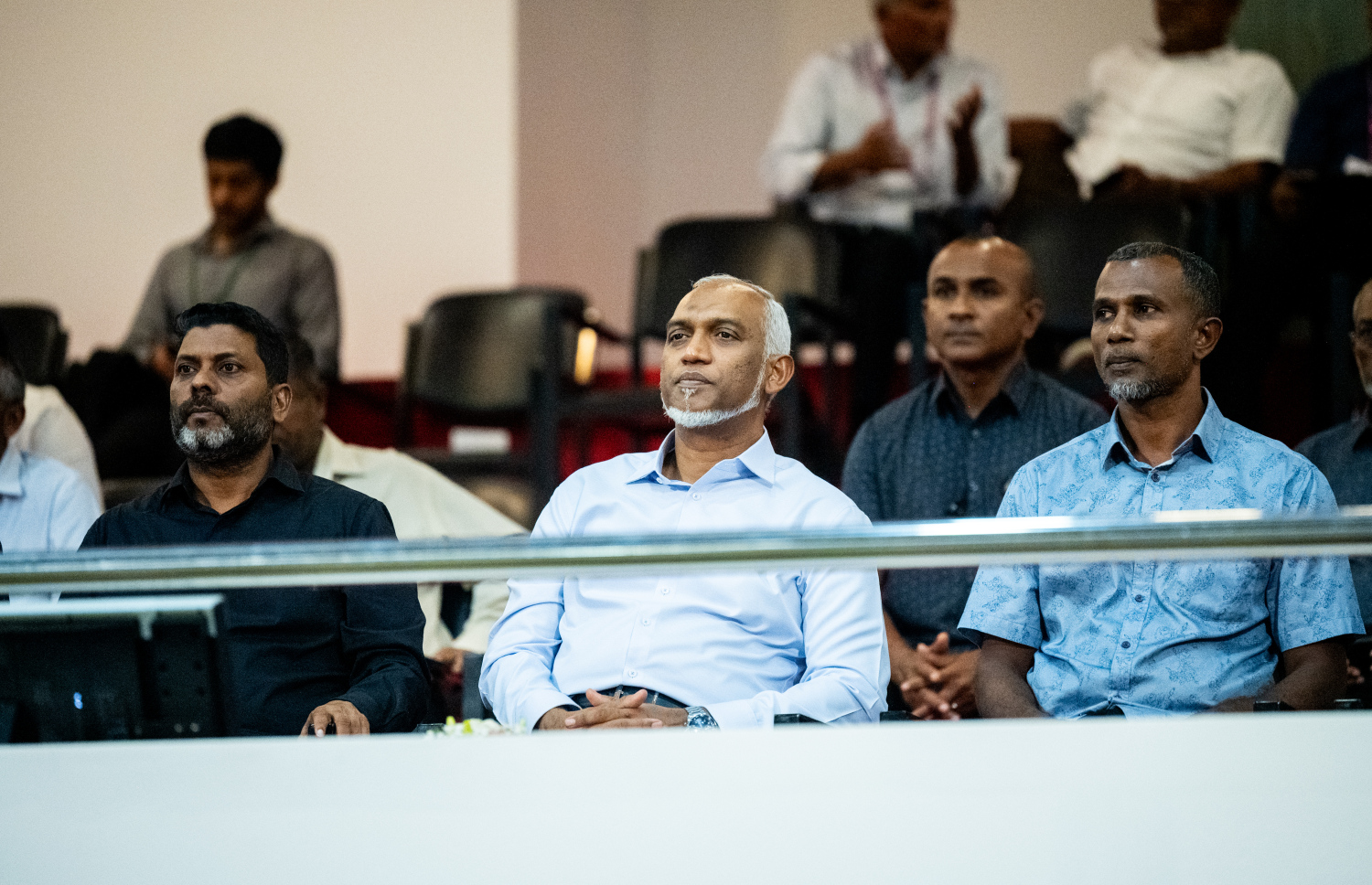 ރޭ ކުޅުނު ޕްރެޒިޑެންޓްސް ކަޕްގެ ފައިނަލް މެޗު، ރައީސް މުއިއްޒު ބައްލަވާލައްވަނީ.-- ފޮޓޯ: ނިޝާން އަލީ | މިހާރު