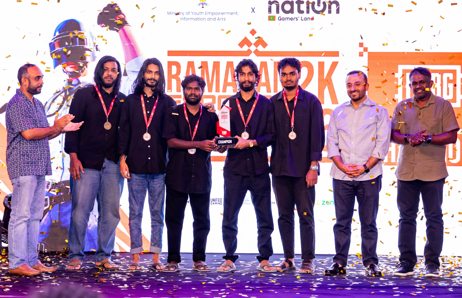 ގޭމިން ފެސްޓިވަލުން ވަނަތައް ހޯދި ފަރާތްތައް.