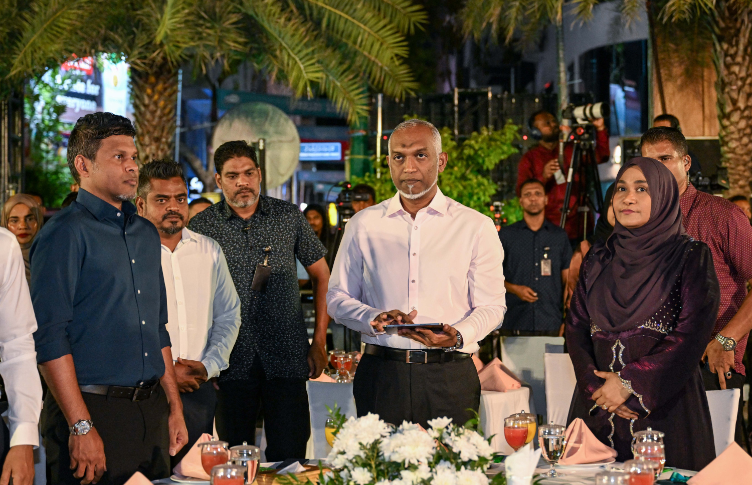 "ދަ ގްރޭޓާ އައްޑޫ"ގެ ތަސައްވުރު ރައީސް ޑރ. މުހައްމަދު މުއިއްޒު އިފްތިތާހުކޮށްދެއްވަނީ.-- ފޮޓޯ: ޕީއެންސީ