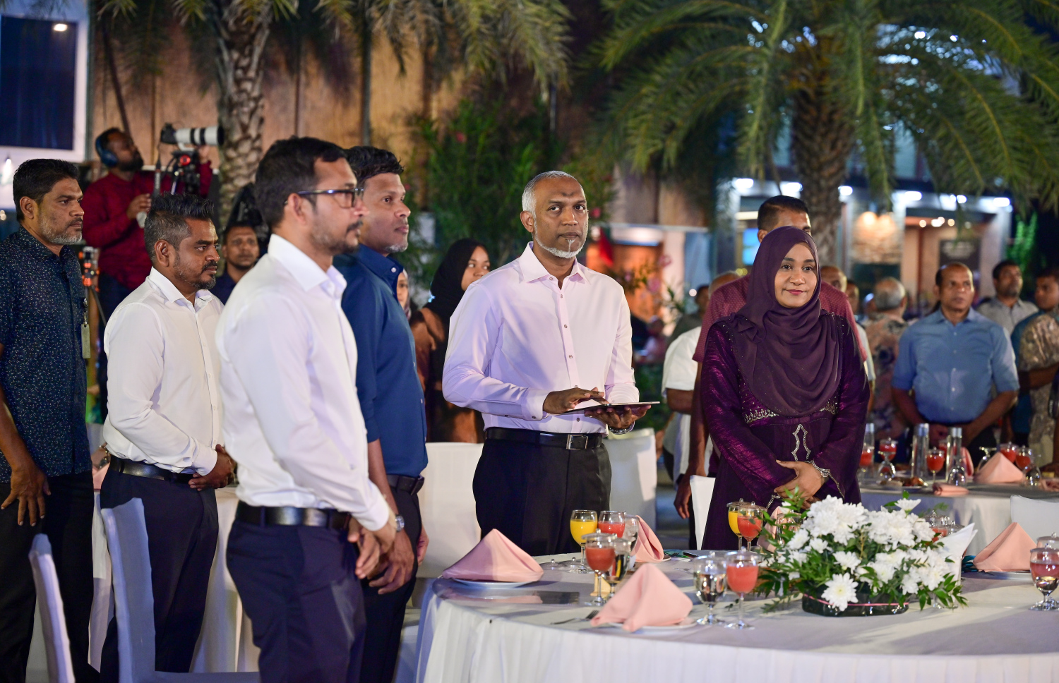 "ދަ ގްރޭޓާ އައްޑޫ" ތަސައްވުރު ރައީސް ޑރ. މުހައްމަދު މުއިއްޒު އިފްތިތާހުކޮށްދެއްވަނީ.-- ފޮޓޯ: މިހާރު