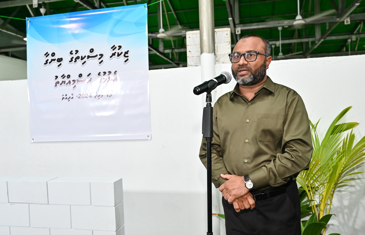 މިރޭގެ ރަސްމިއްޔާތުގައި އިސްލާމިކް މިނިސްޓަރު ޝަހީމް ވާހަކަ ދައްކަވަނީ.---ފޮޓޯ: ފަޔާޒު މޫސާ| މިހާރު