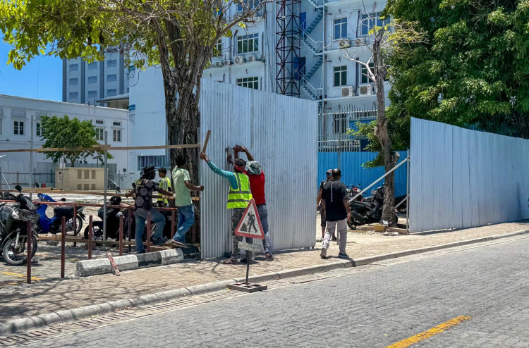 Ghaazee building huri bimugai Park eh hedhumuge masakkaiy fashaifi