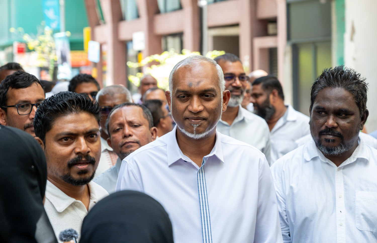 އިބްރާހިމް ނޫސްވެރިންނާ ވާހަކަ ދައްކަނީ --- މިހާރު ފޮޓޯ/ފަޔާޒް މޫސާ