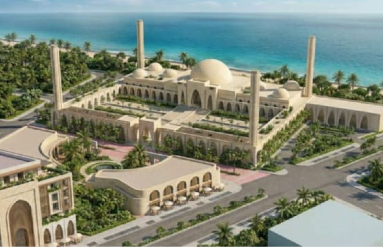 ހުޅުމާލޭގައި އިމާރާތްކުރާ ބޮޑު މިސްކިތުގެ ކުރެހުން