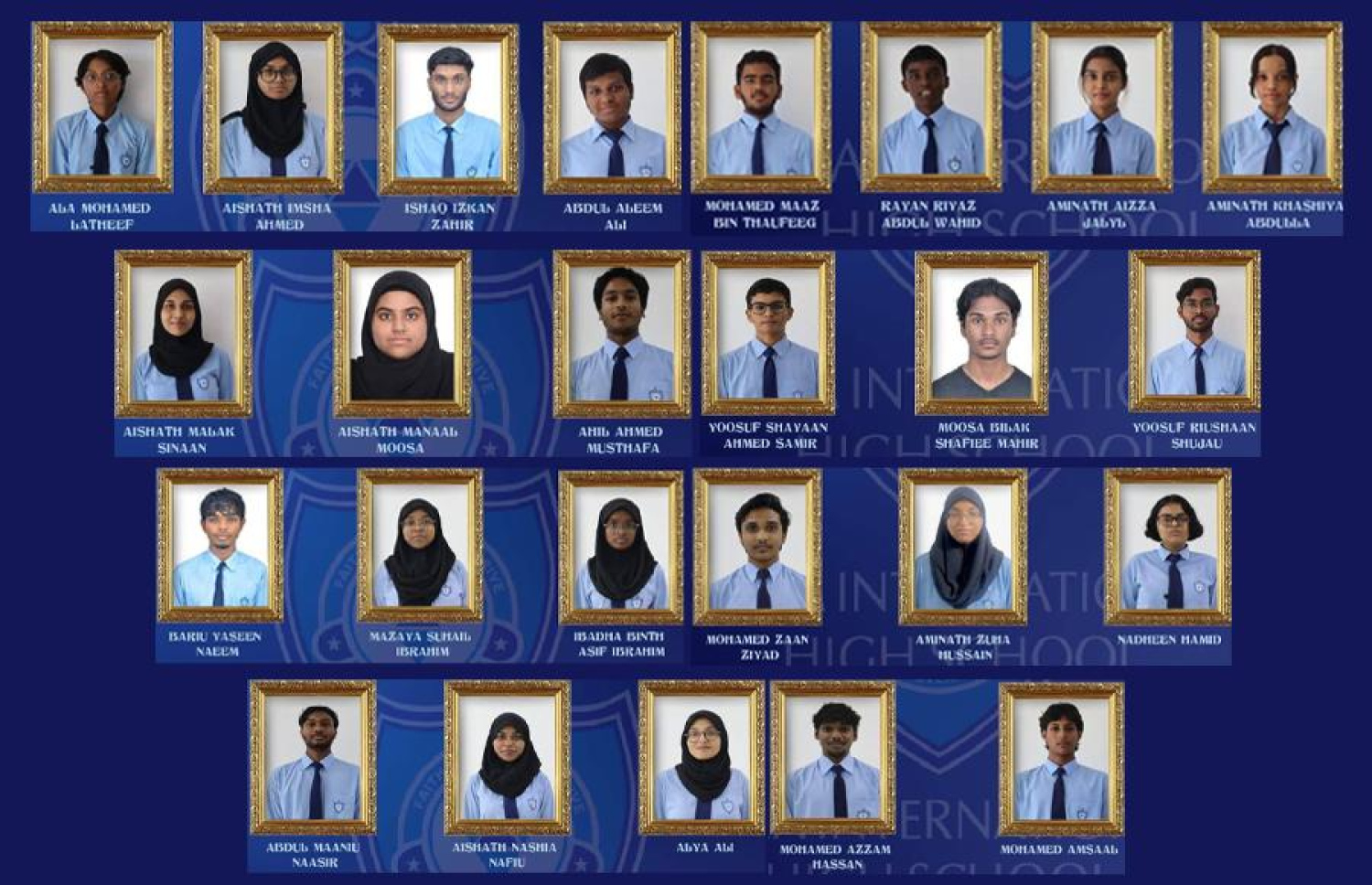 އެ ސްކޫލުން ގައުމީ ގަދަ 10ގެ ހަތެއް، އަށެއް، ނުވައެއް، އަދި 10 ވަނައިގައި ހިމެނުނު ދަރިވަރުން--