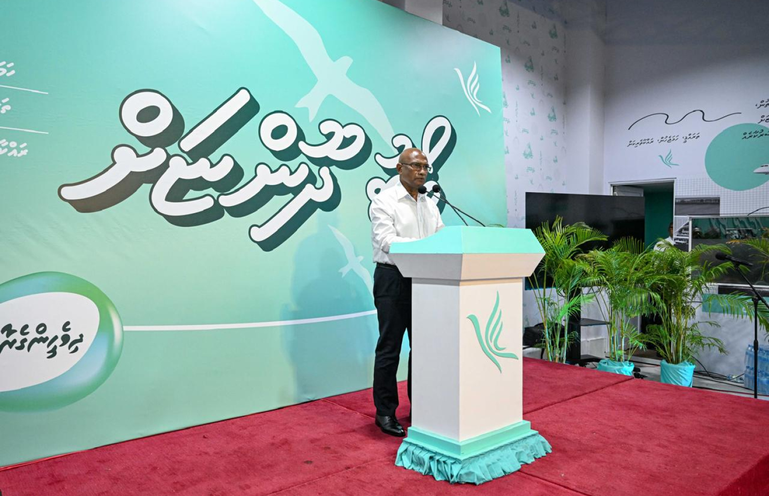 ޕީއެންސީގެ ޖަގަހަ ޖަލްސާގައި މޫސާ އަލީ ޖަލީލް ވާހަކަ ދައްކަވަނީ.