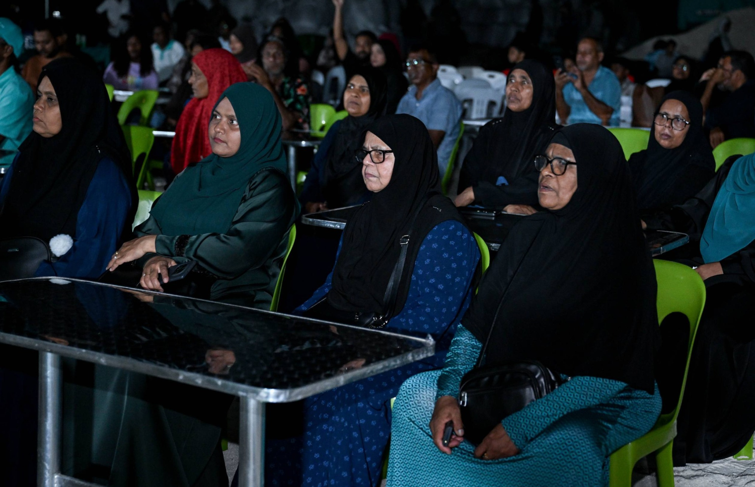 ރަސްދޫގައި މިރޭ ބޭއްވި ރަސްމިއްޔާތުގައި އާއްމުންގެ ބަޔަކު ބައިވެރިވަނީ --- ފޮޓޯ/ޕީއެންސީ