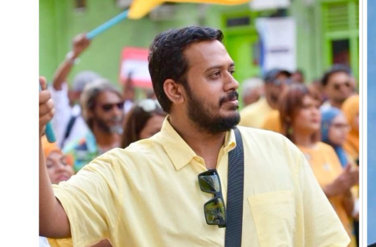 MDP ge muzaaharaa in hayyaru kuri Maimoon dhookollaifi