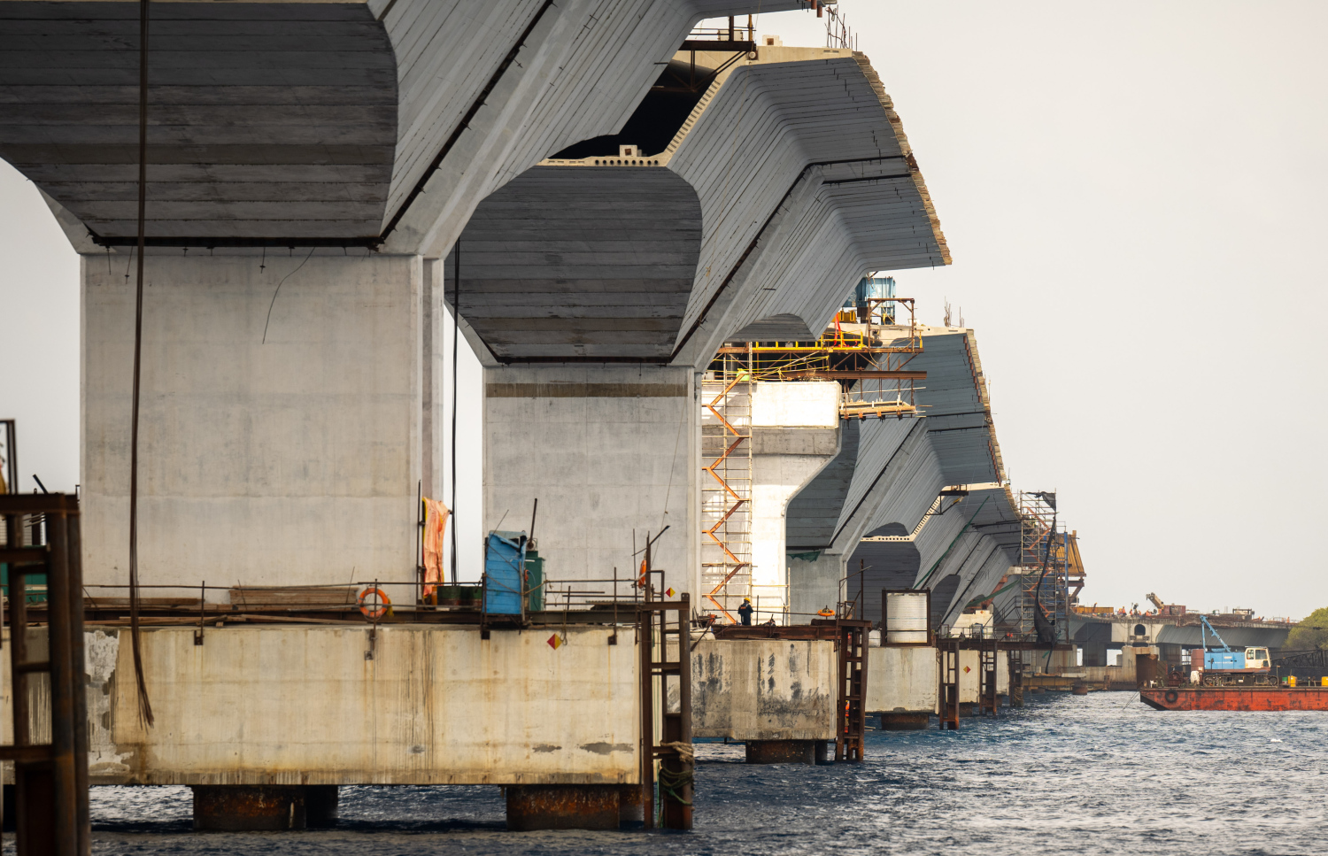 ތިލަމާލެ ބްރިޖްގެ މަސައްކަތްތައް