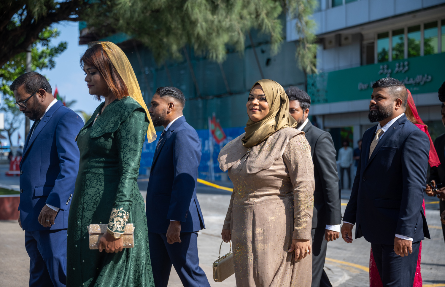 ސޯޝަލް ސެންޓަރުގައި ބޭއްވި ހުވާ ކުރުމުގެ ރަސްމިއްތާއް ކައުންސިލަރުން ވަންނަނީ-- ފޮޓޯ: ނިޝާން އަލީ | މިހާރު