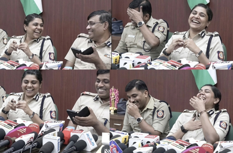 শিশু ধর্ষণ ও হত্যা মামলার প্রেস কনফারেন্সে পুলিশের হাসি সমালোচিত