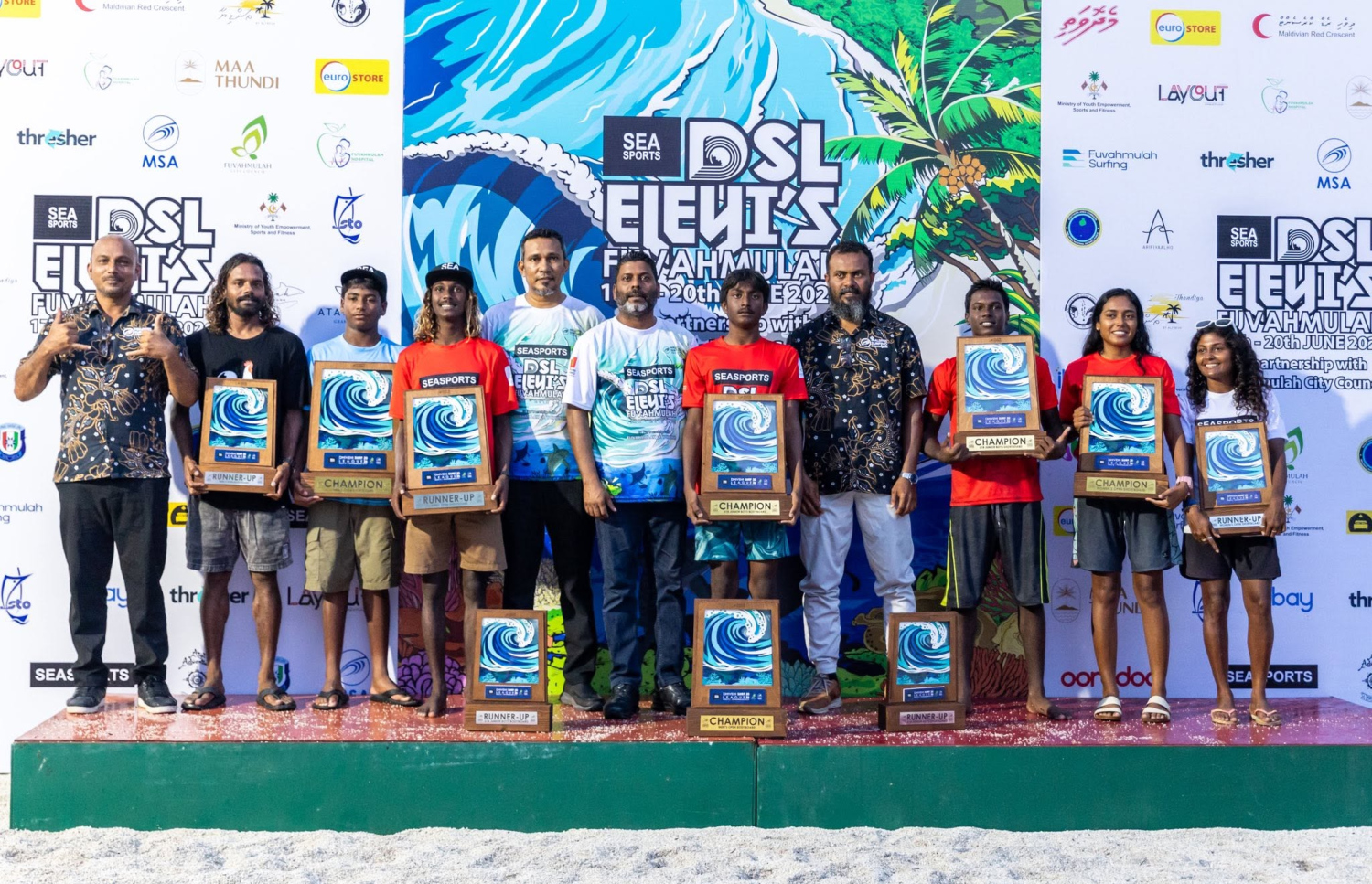 އެލޭއިސް ގައި ވަނަތައް ހޯދި ބައިވެރިން.-- ފޮޓޯ: ސްޕޯޓްސް މިނިސްޓްރީ