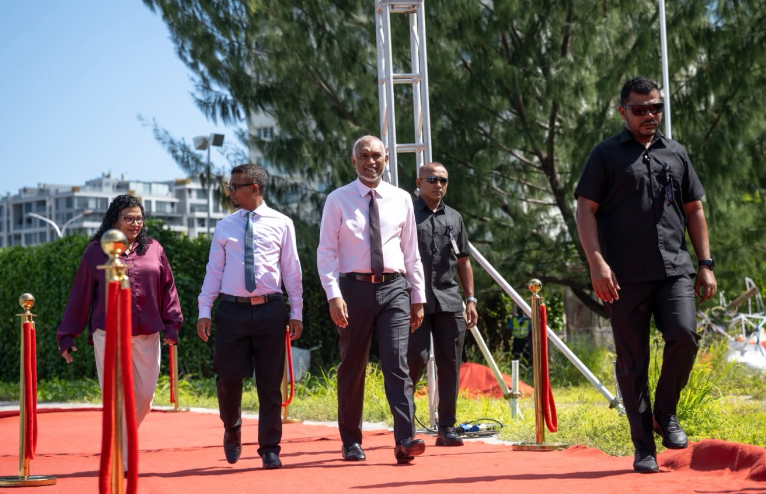 އެކްސްޕޯ ހުޅުވާދިނުމުގެ ރަސްމިއްޔާތަށް ރައީސް ޑރ މުހައްމަދު މުއިއްޒު ވަޑައިގަންނަވަނީ -- ފޮޓޯ: ނިޝާން އަލީ / މިހާރު