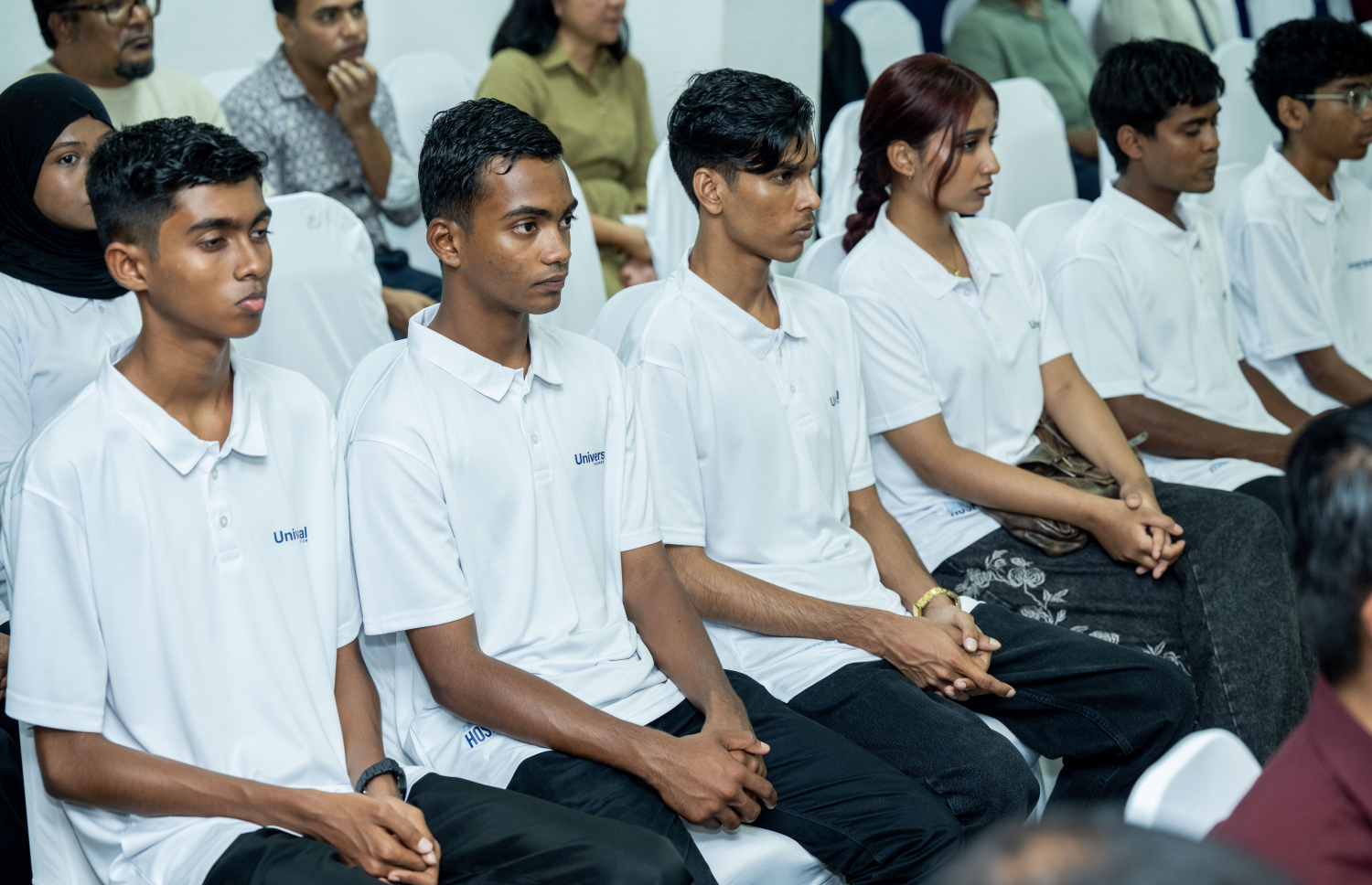 "ޑިސްކަވާ ހޮސްޕިޓާލިޓީ" ޕްރޮގްރާމްގެ ބައެއް ބައިވެރިން --- ފޮޓޯ: ނިޝާން އަލީ | މިހާރު