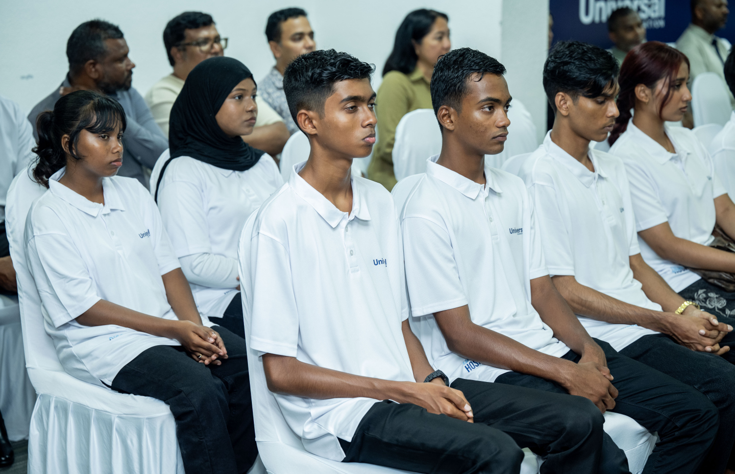 "ޑިސްކަވާ ހޮސްޕިޓާލިޓީ" ޕްރޮގްރާމްގެ ބައެއް ބައިވެރިން --- ފޮޓޯ: ނިޝާން އަލީ | މިހާރު