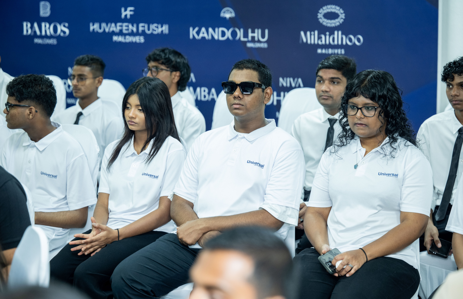 "ޑިސްކަވާ ހޮސްޕިޓާލިޓީ" ޕްރޮގްރާމްގެ ބައެއް ބައިވެރިން --- ފޮޓޯ: ނިޝާން އަލީ | މިހާރު