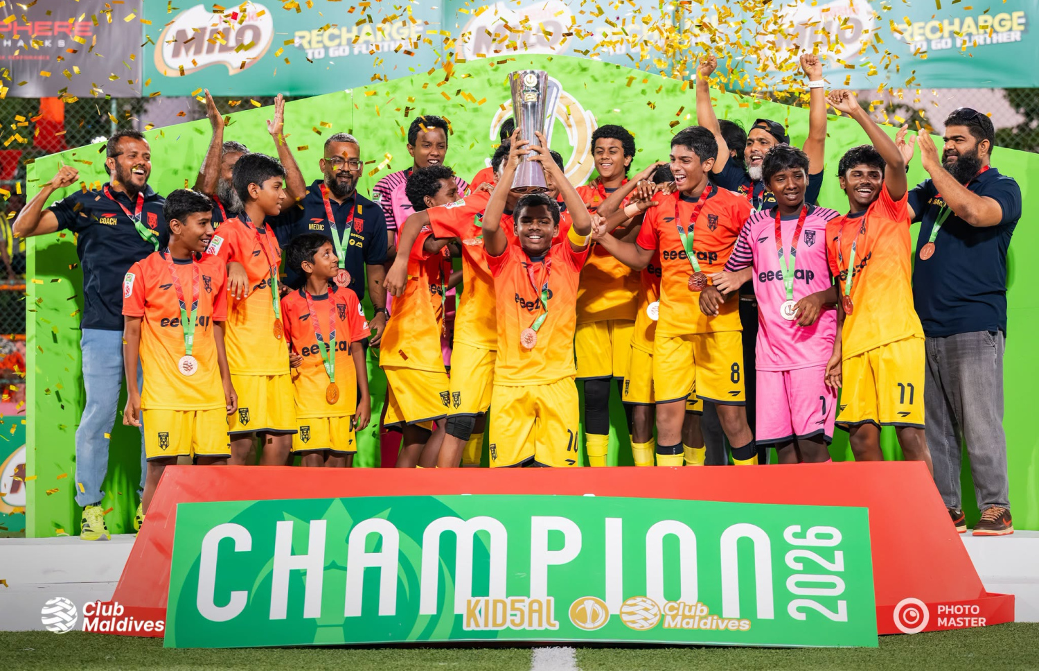 ކިޑަސަލްގެ ޗެމްޕއިަން އެސްޕަޔާ އެކަޑަމީ.-- ފޮޓޯ: ކްލަބް މޯލްޑިވްސް/ ފޮޓޯމާސްޓާ