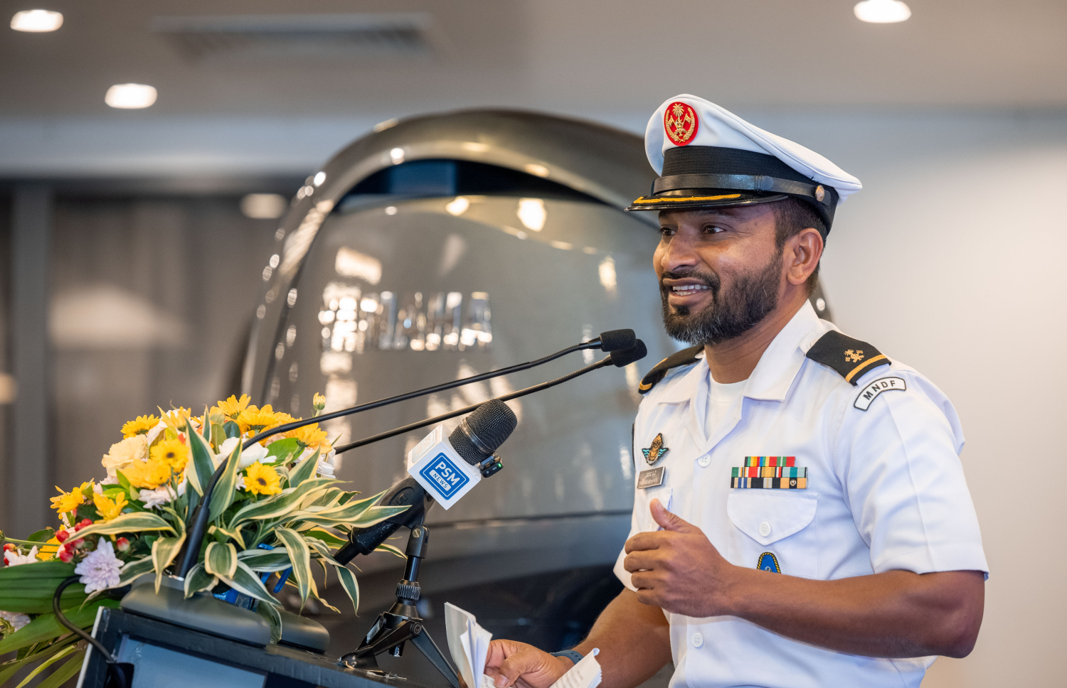 މޯލްޑިވްސް އިންސްޓިޓިއުޓް އޮފް ޓެކްނޮލޮޖީ (އެމްއައިޓީ)އާ ގުޅިގެން އެލިއާ އިން 12 ވަނަ ބޯޓް އޮޕަރޭޓަރުންގެ ތަމްރީނު ޕްރޮގުރާމް ފަށުމަށް މިއަދު ބޭއްވި ރަސްމިއްޔާތު .-- ފޮޓޯ: ނިޝާން އަލީ | މިހާރު