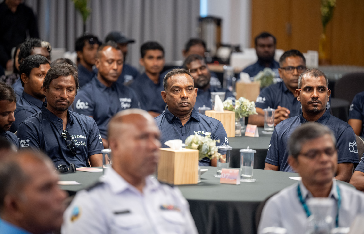 އެލިއާ އާއި އެމްއައިޓީއިން ގުޅިގެން ކުރިއަށް ގެންދާ ބޯޓް އޮޕަރޭޓާސް ޓްރެއިނިން ޕްރޮގުރާމުގެ ބައިވެރިން. -- ފޮޓޯ: ނިޝާން އަލީ | މިހާރު