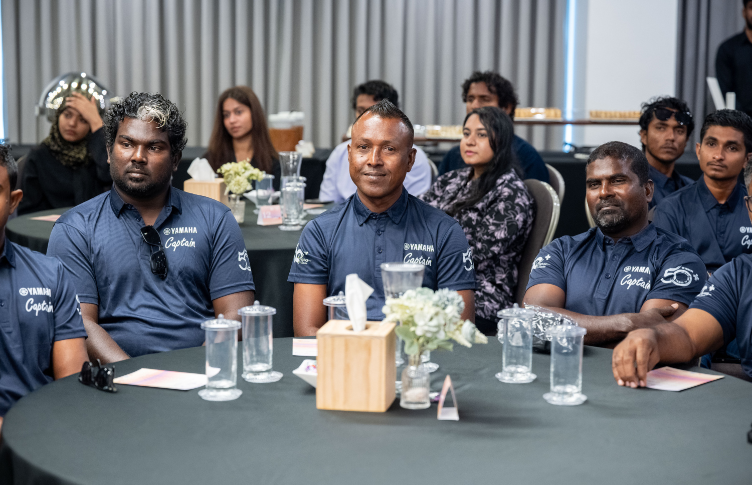އެލިއާ އާއި އެމްއައިޓީއިން ގުޅިގެން ކުރިއަށް ގެންދާ ބޯޓް އޮޕަރޭޓާސް ޓްރެއިނިން ޕްރޮގުރާމުގެ ބައިވެރިން. -- ފޮޓޯ: ނިޝާން އަލީ | މިހާރު