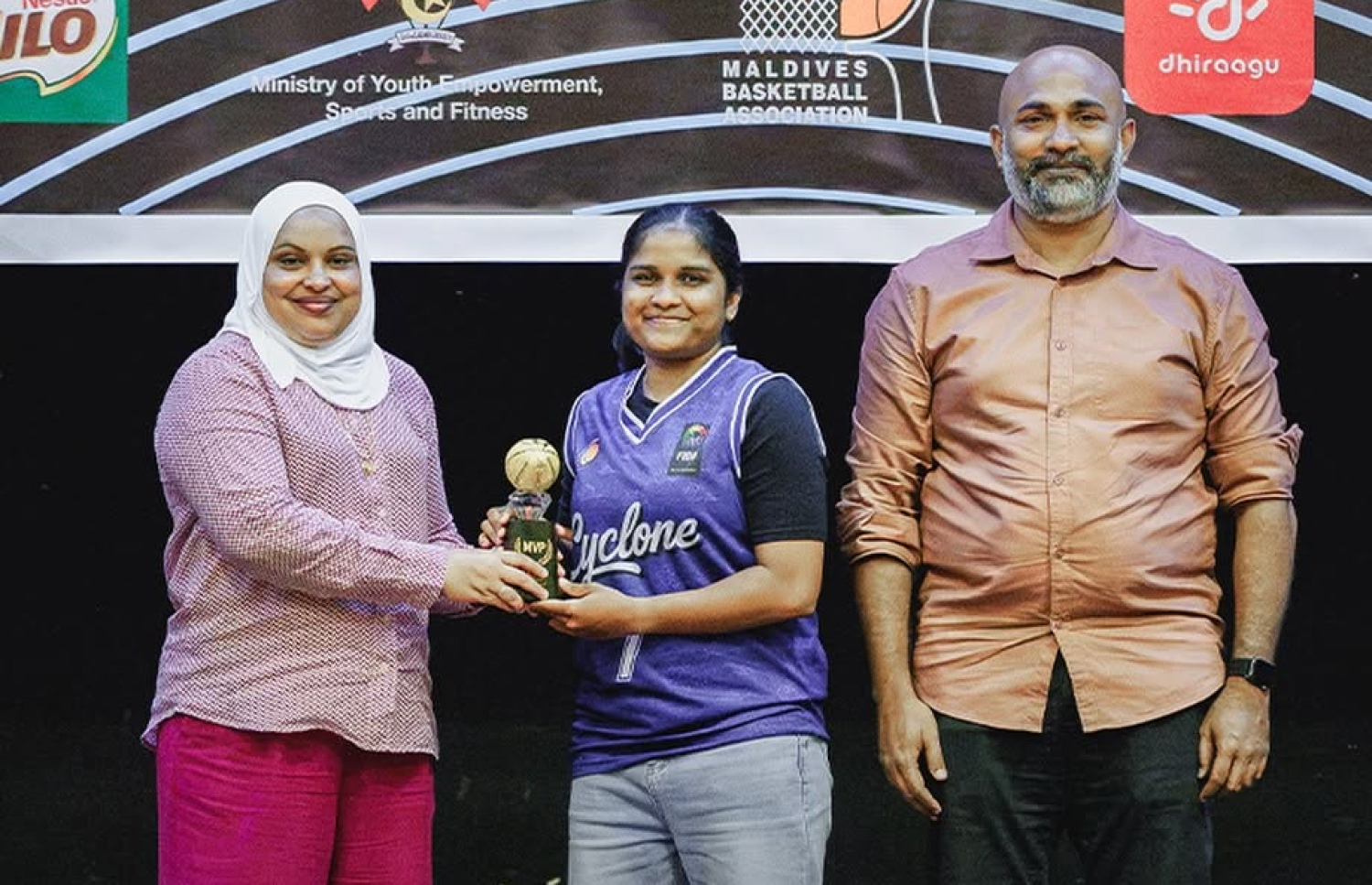 މުބާރާތުގެ މޮޅު ކުޅުންތެރިޔާ ޝައިލާން.-- ފޮޓޯ: އެމްބީއޭ