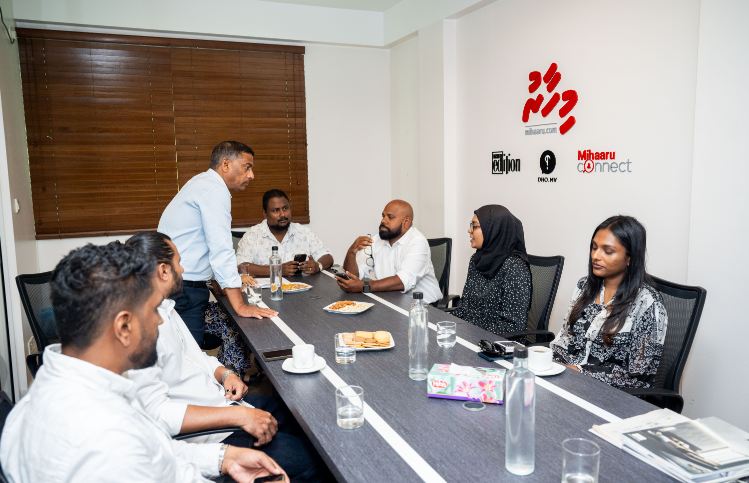 "މިހާރު" ވޯލްޑް ކަޕް ސްކޯ ޕްރެޑިކްޓާ މުބާރާތް ކާމިޔާބުކުރި ފަރާތަކަށް އިނާމު ދިނުމަށް ބޭއްވި ރަސްމިއްޔާތު.-- -- ފޮޓޯ: ނިޝާން އަލީ/ މިހާރު