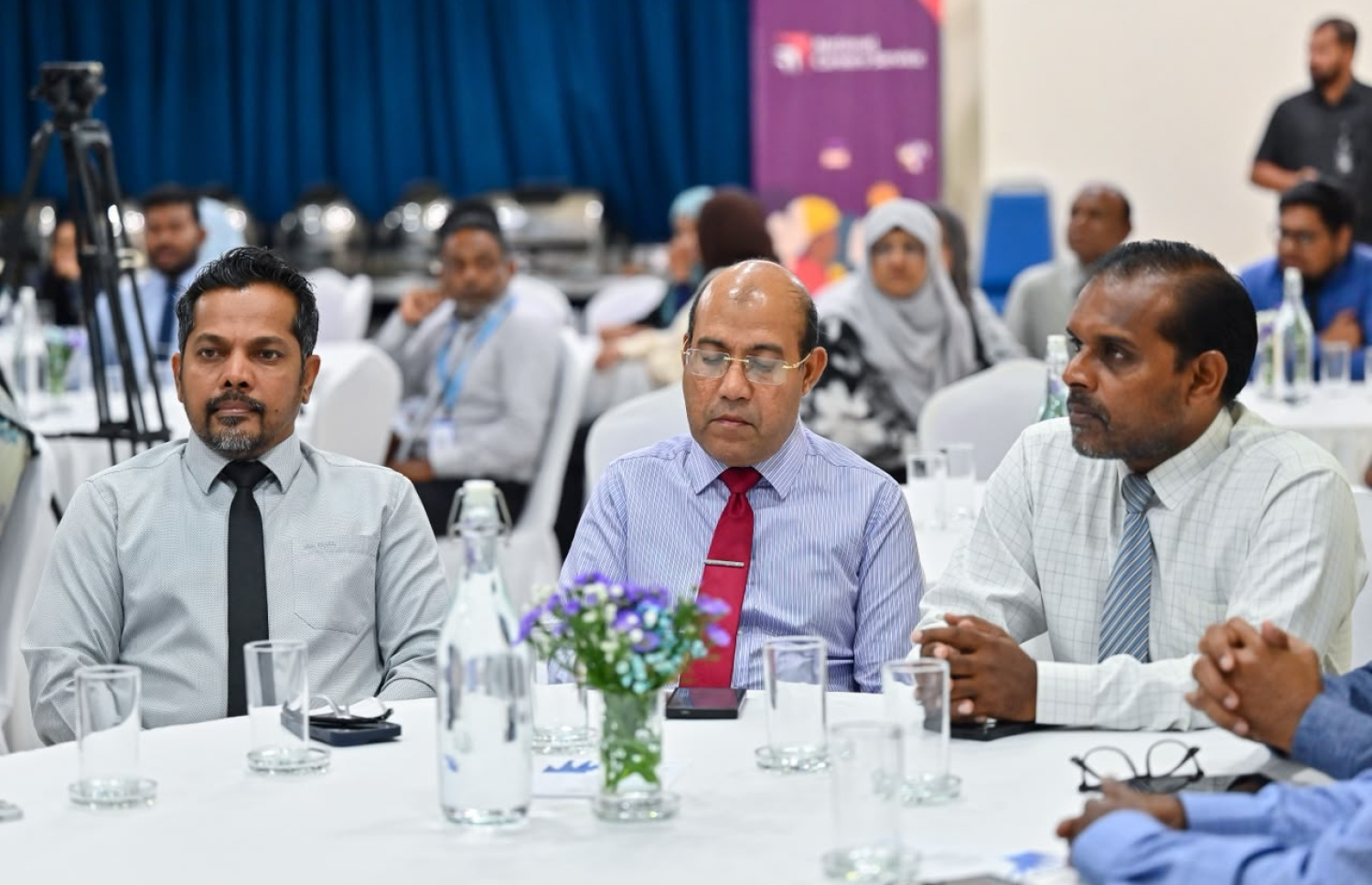 "މައި ކެރިއާ ޕޯޓަލް" އިފްތިތާހު ކުރުމަށް ބޭއްވި ރަސްމިއްޔާތުގެ ބައިވެރިން-- ފޮޓޯ: ފަޔާޒް މޫސާ / މިހާރު
