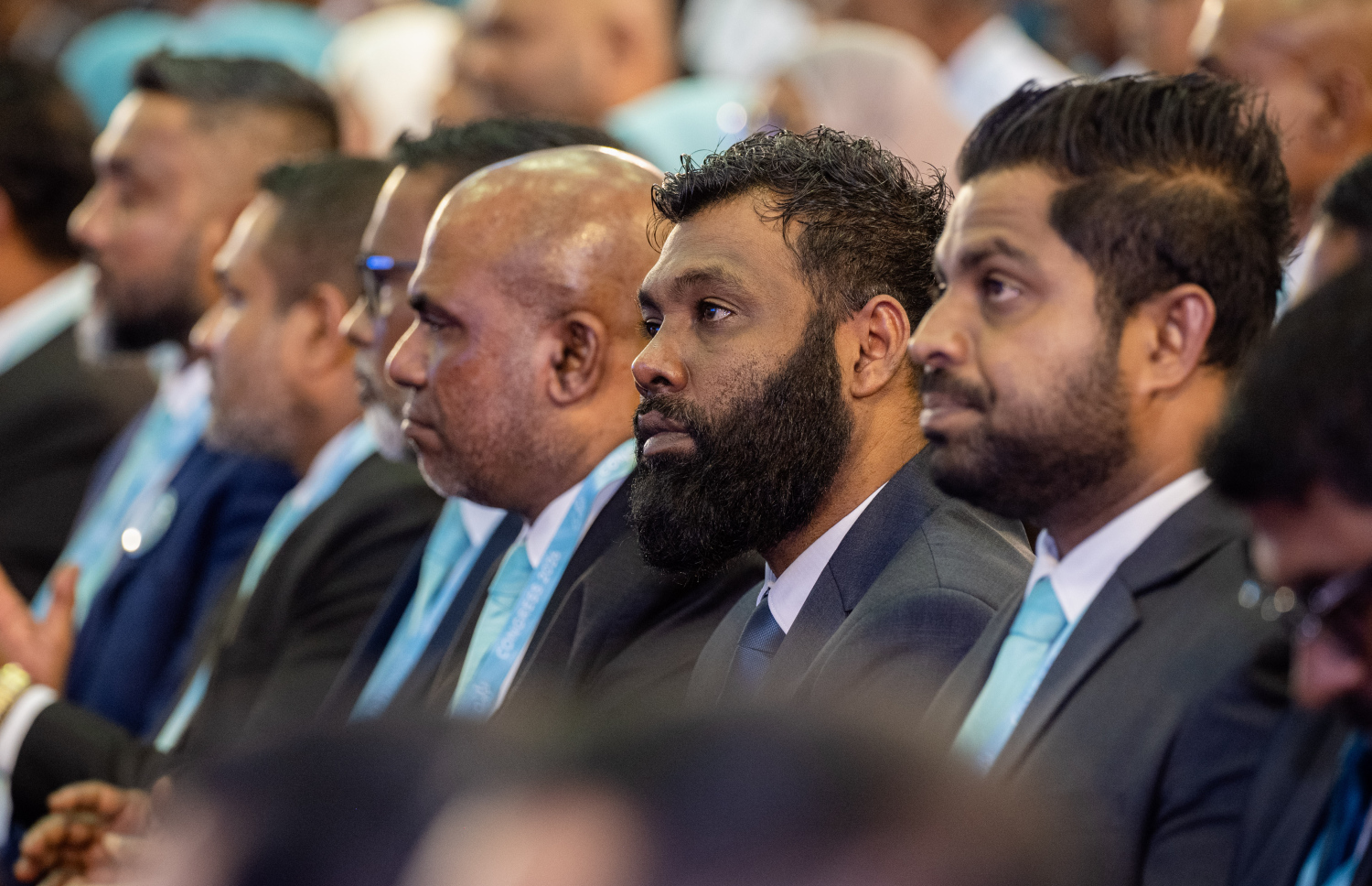ޕީއެންސީގެ ކޮންގްރެސްގައި އެ ޕާޓީގެ ބައެއް މަޖިލިސް މެމްބަރުން ބައިވެރިވަނީ -- ފޮޓޯ: ފަޔާޒު މޫސާ | މިހާރު
