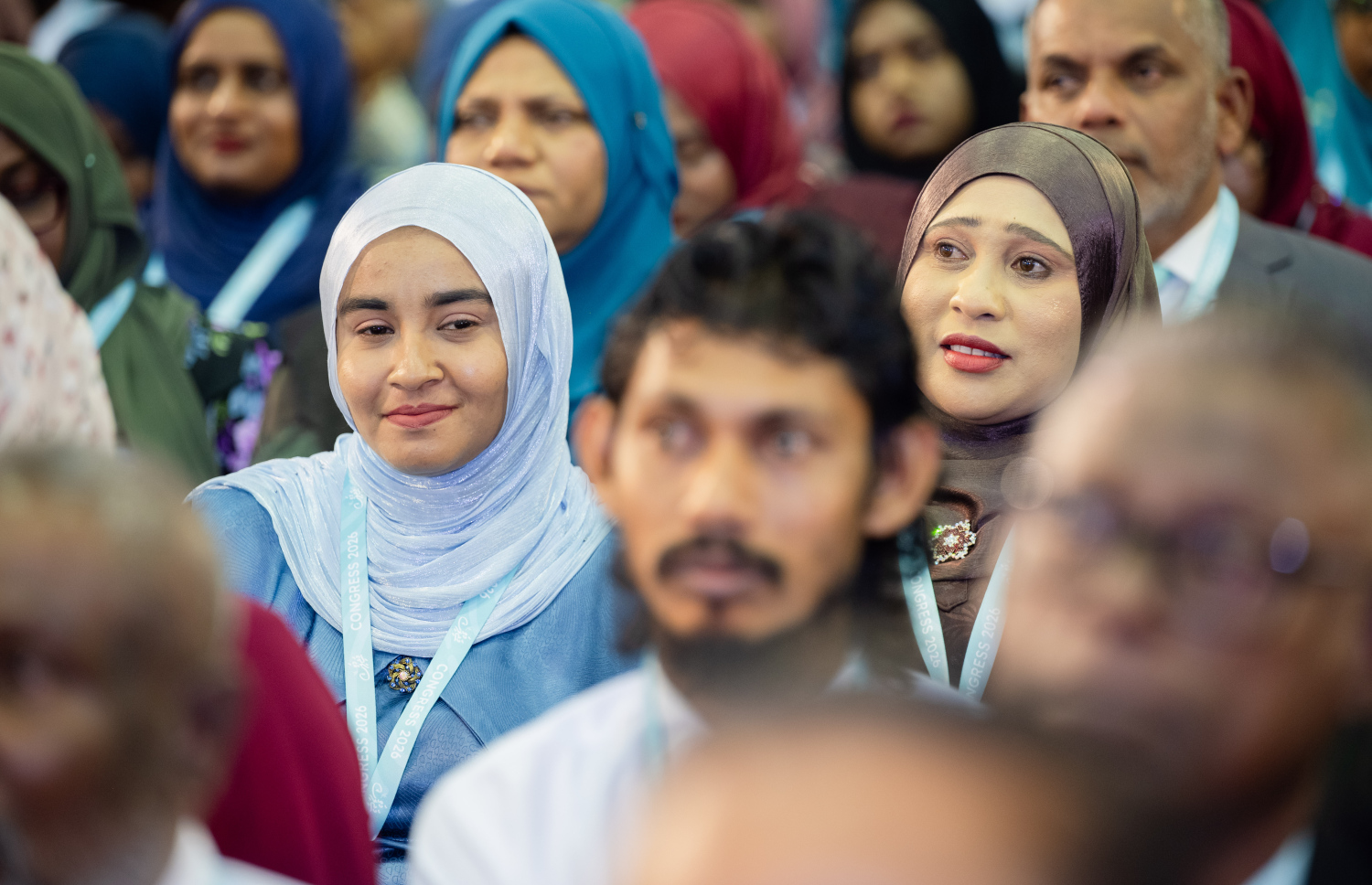 ޕީއެންސީގެ ކޮންގްރެސްގައި އެ ޕާޓީގެ އާއްމު މެމްބަރުން ބައިވެރިވަނީ. -- ފޮޓޯ: ފަޔާޒު މޫސާ | މިހާރު
