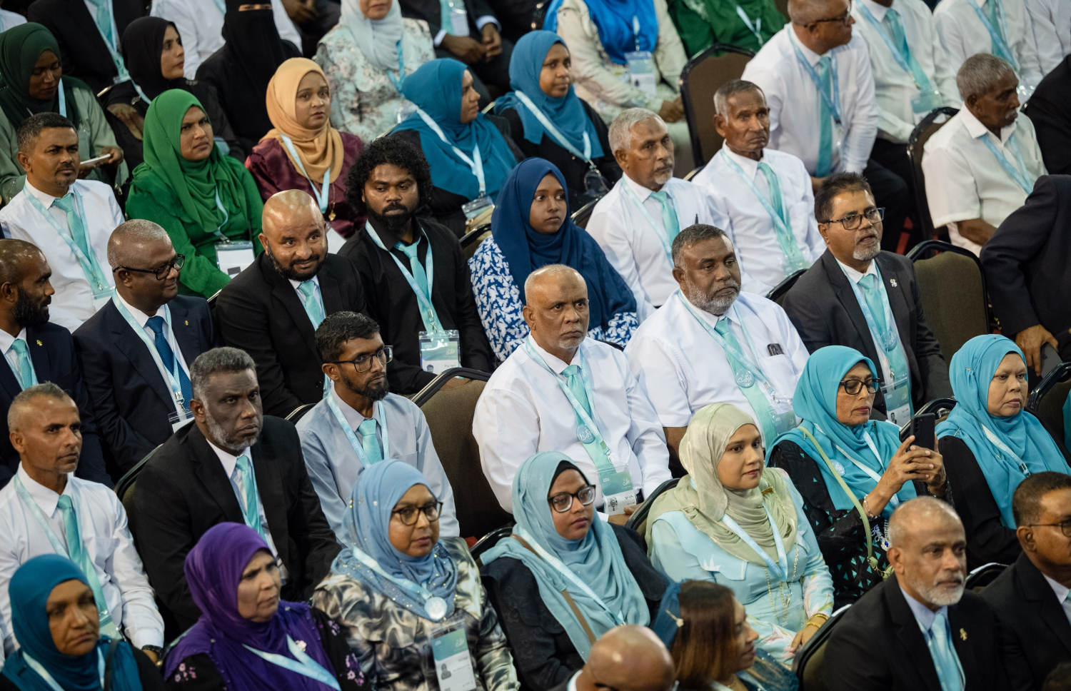 ޕީއެންސީގެ ކޮންގްރެސްގައި އެ ޕާޓީގެ އާއްމު މެމްބަރުން ބައިވެރިވަނީ. -- ފޮޓޯ: ފަޔާޒް މޫސާ | މިހާރު