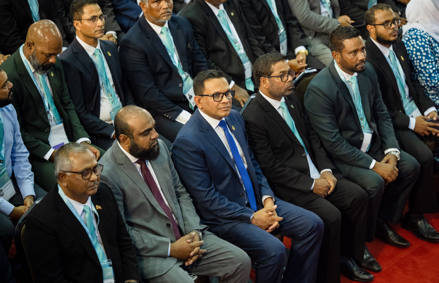 ޕީއެންސީގެ ކޮންގްރެސް ފެށުމުގެ ރަސްމިއްޔާތު: މާލެ އާއި ރާއްޖޭގެ އެކި ރަށްރަށުން 1،300 އަށްވުރެ ގިނަ މަންދޫބުން ބައިވެރިވާ މަތީ މަޖިލިސް އަންނަ ހުކުރު ދުވަހުގެ ނިޔަލަށް ކުރިއަށްދާނެ -- ފޮޓޯ: ފަޔާޒު މޫސާ | މިހާރު
