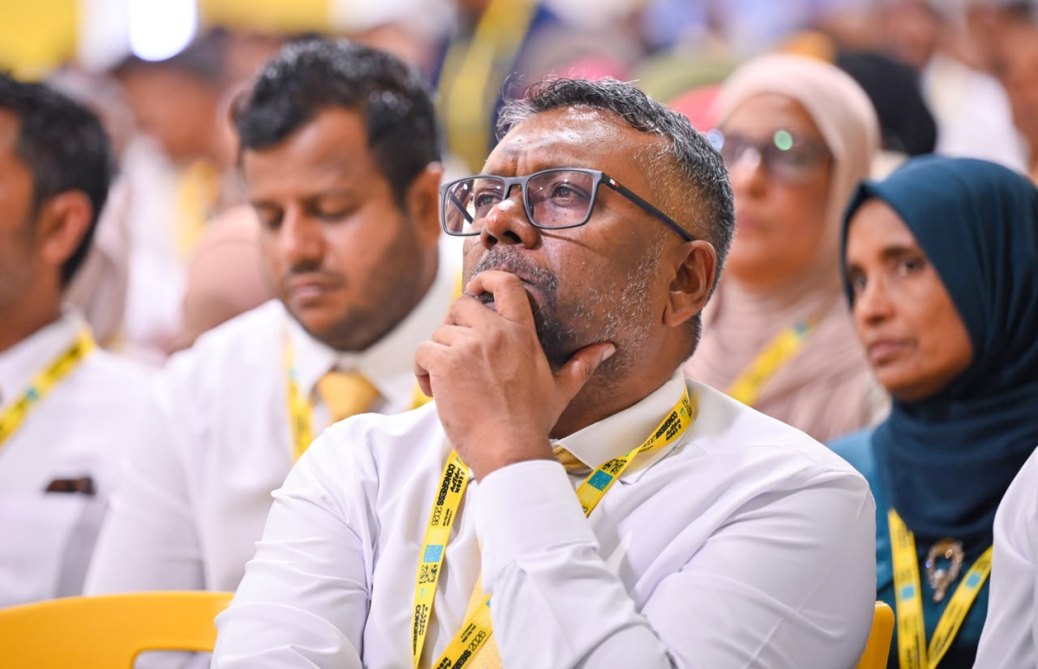 އެމްޑީޕީގެ ކޮންގްރެސްގެ ތެރެއިން - ފޮޓޯ: ފަޔާޒު މޫސާ | މިހާރު