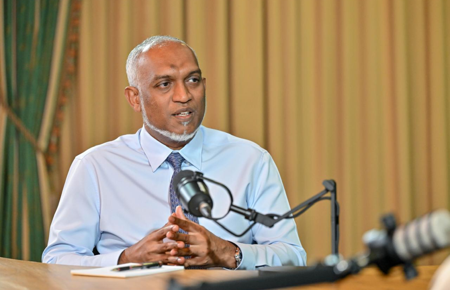 މިރޭގެ ޕޮޑްކާސްޓްގައި ރައީސް ވާހަކަފުޅު ދައްކަވަނީ --- ފޮޓޯ/ރައީސް އޮފީސް