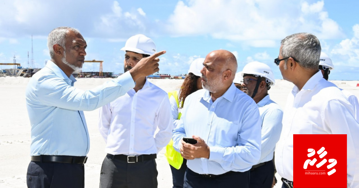 Gulhifalhaai giraavaru adhi Hulhumale 3 ge masakkaiy ballavaalavvai, Raees dhevvee yageen kan!